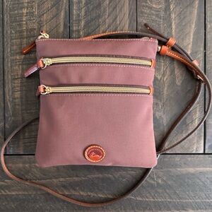 Dooney & Bourke Nylon Triple Zip Crossbody Bag